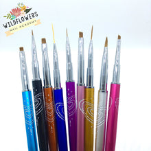 Load image into Gallery viewer, Brushes - Light Pink Angled One Stroke Brush with Lid