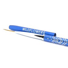 Load image into Gallery viewer, Brushes - Blue Long &quot;Skinny&quot; Striper Brush With Lid
