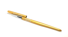 Load image into Gallery viewer, Brushes - Gold Medium &quot;Skinny&quot; Striper Brush With Lid
