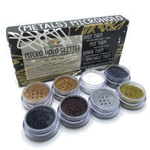 Load image into Gallery viewer, Glitter - Box Set - Holo Micro Glitters - Metals set of 8
