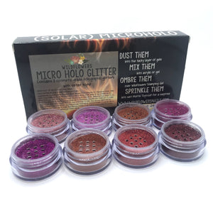Glitter - Box Set - Holo Micro Glitters - Solar set of 8