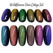 Load image into Gallery viewer, Gel Polish - Cateye Gels - Red/Blue
